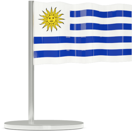 Uruguay Flag Png (640x480), Png Download