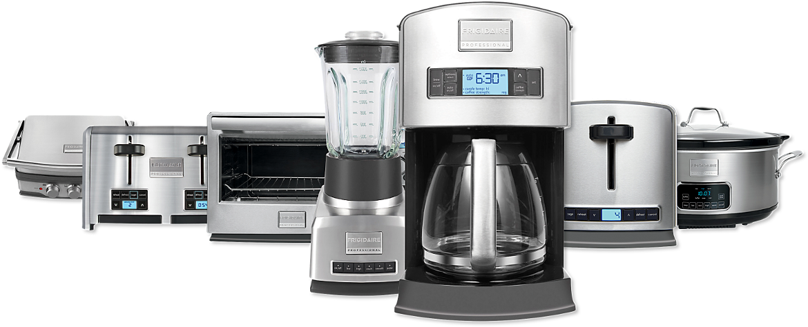 Washing Appliance Small Home Coffeemaker Machines Kitchen (1200x521), Png Download