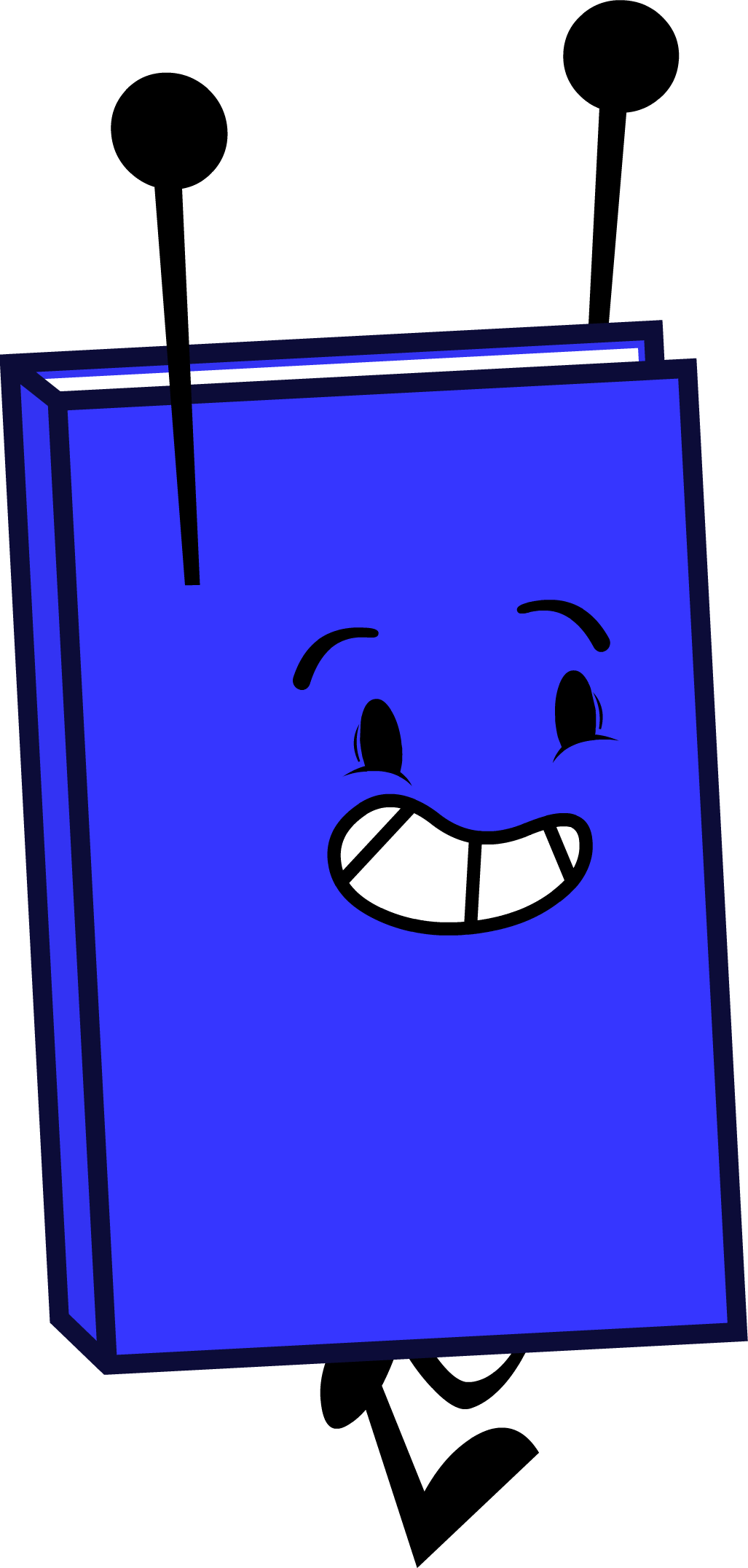 Blue Book Cover Idle (1027x2152), Png Download