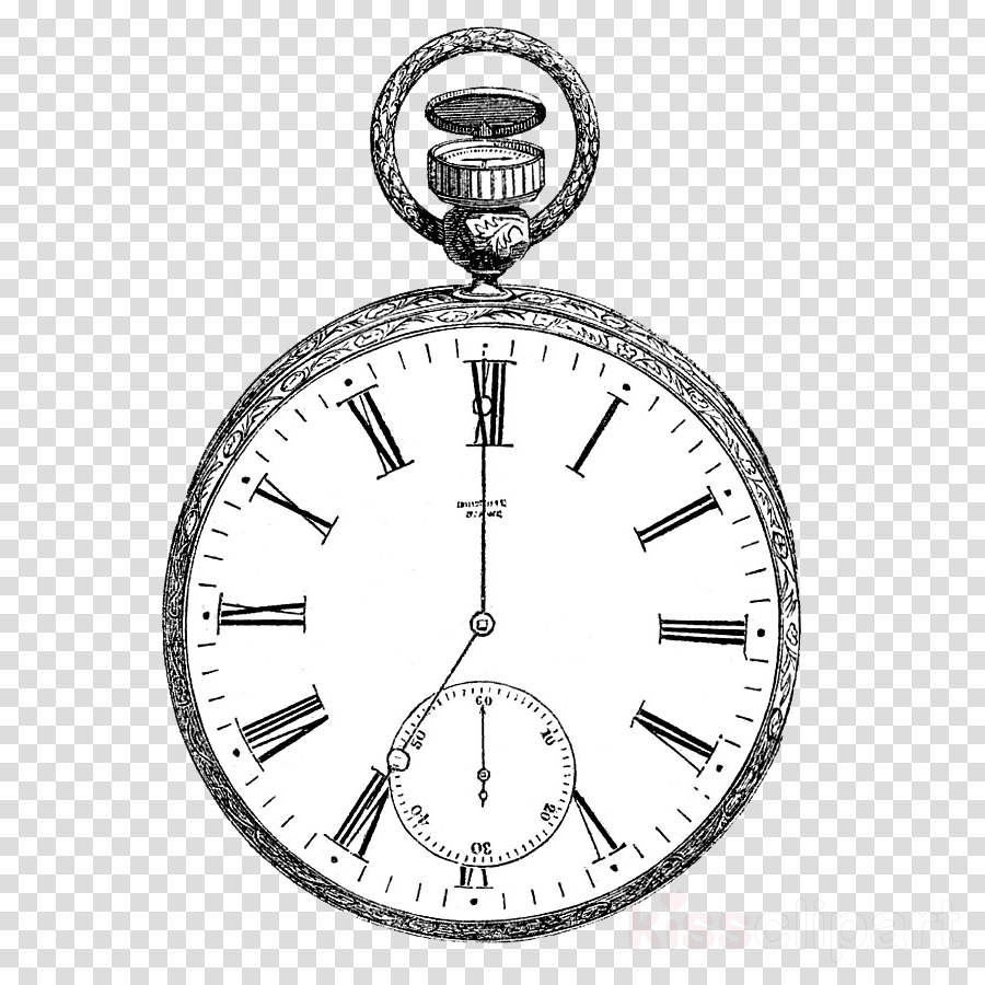 Pocket Watch Drawing Png Clipart Pocket Watch Clip (900x900), Png Download