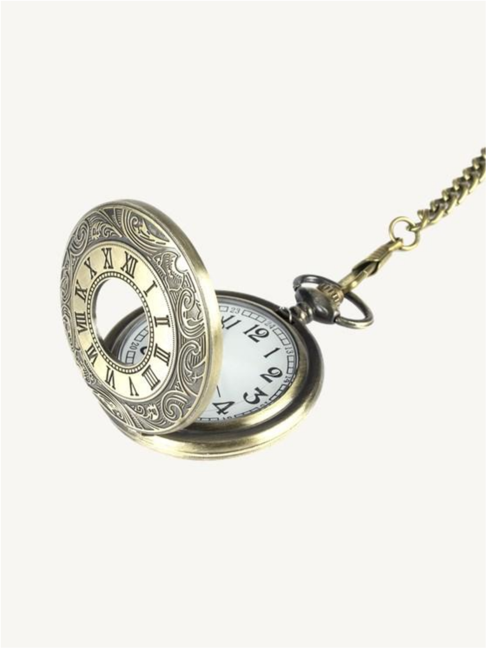 Gibson London Antique Gold Pocket Watch (1280x1280), Png Download