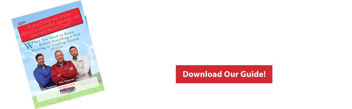 Peterman Heating, Cooling & Plumbing, Inc (1201x371), Png Download