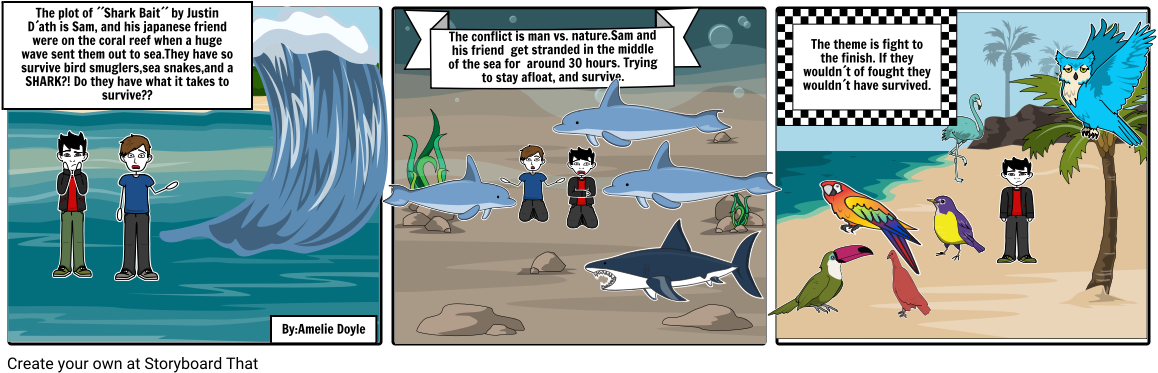 Shark Bait (1164x385), Png Download