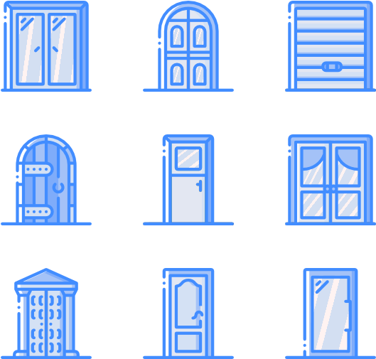 Architectural Doors (600x564), Png Download