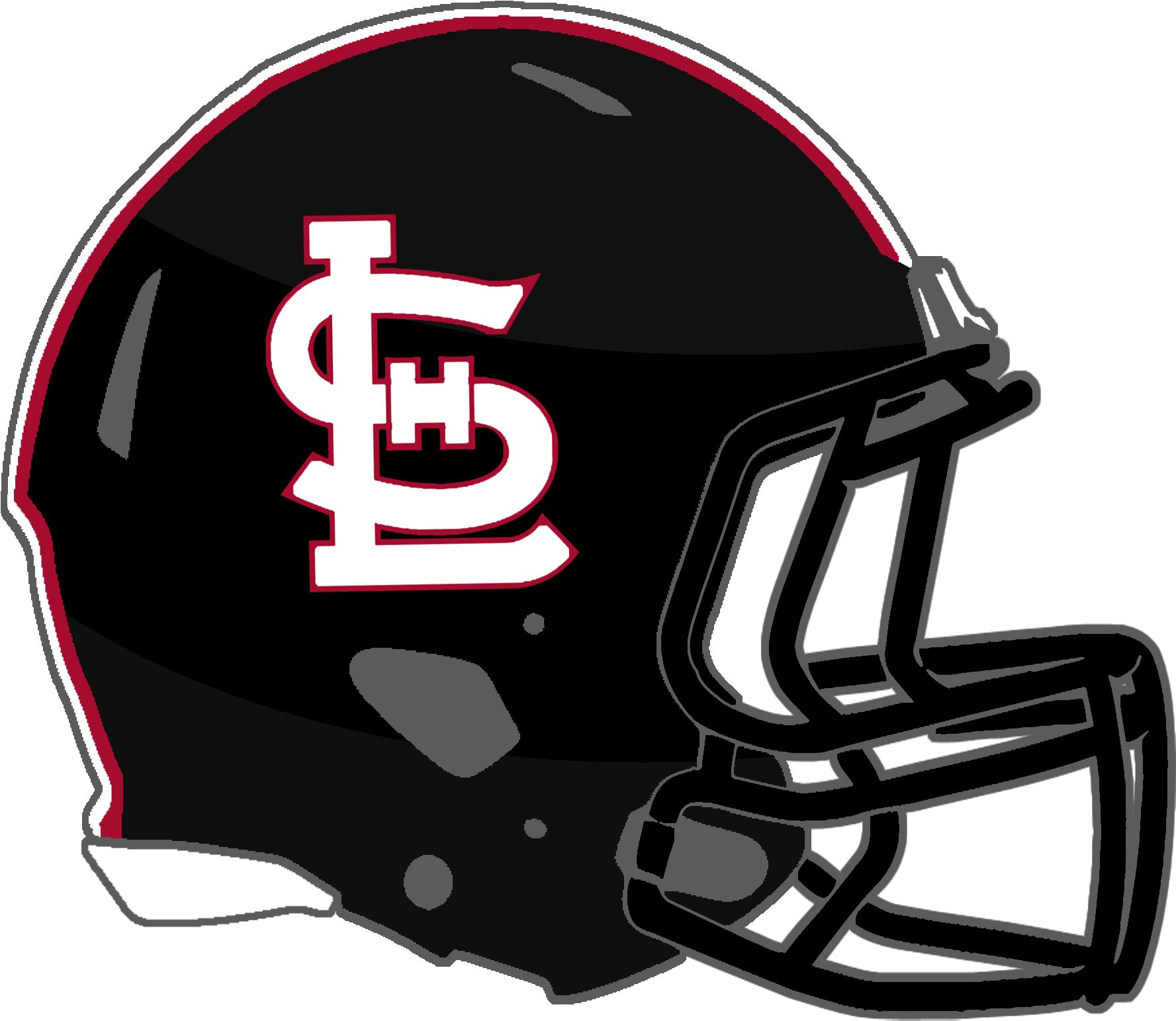Mississippi High School Football Helmets (1800x1565), Png Download