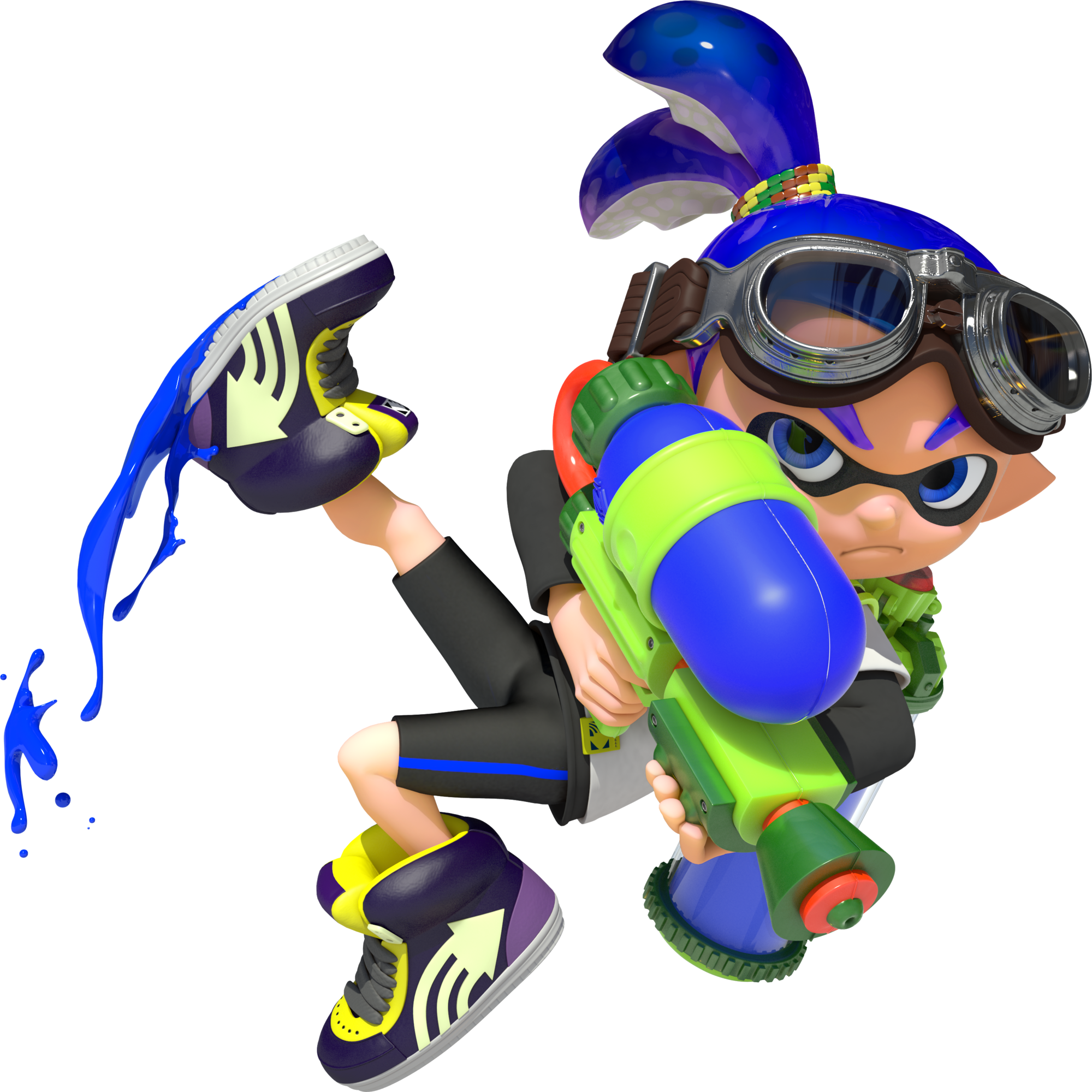 Inkling Boy Cg Art (1481x1481), Png Download
