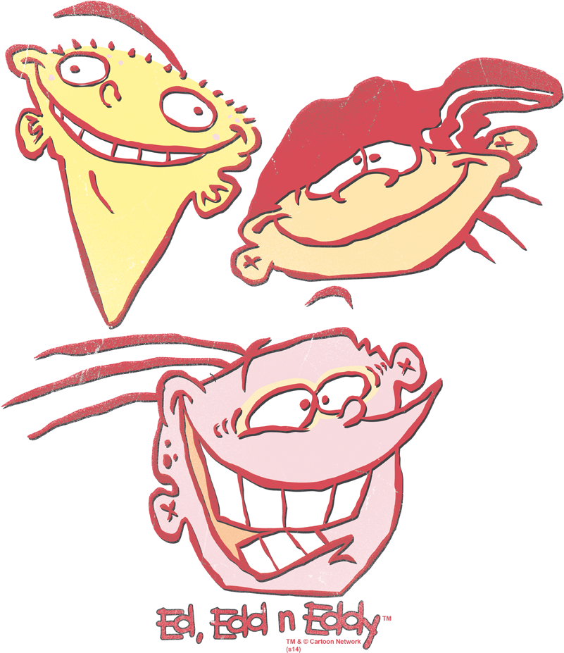 Ed, Edd N Eddy Three Heads Men's Tank (850x981), Png Download