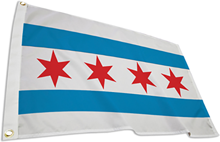 Chicago City Flag (1944x1296), Png Download