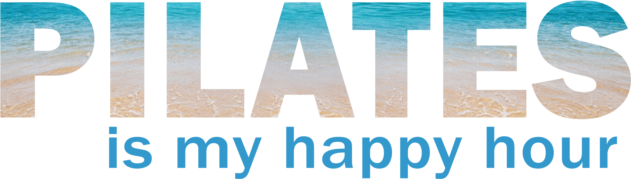 Pilates Is My Happy Hour (2100x1200), Png Download