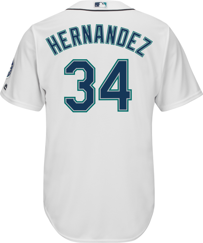 Felix Hernandez Seattle Mariners Replica Adult Home (669x800), Png Download