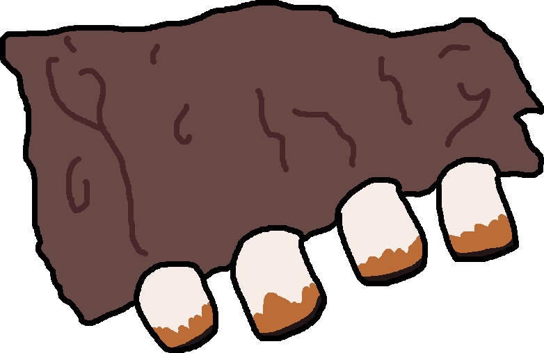 Ribs (782x508), Png Download