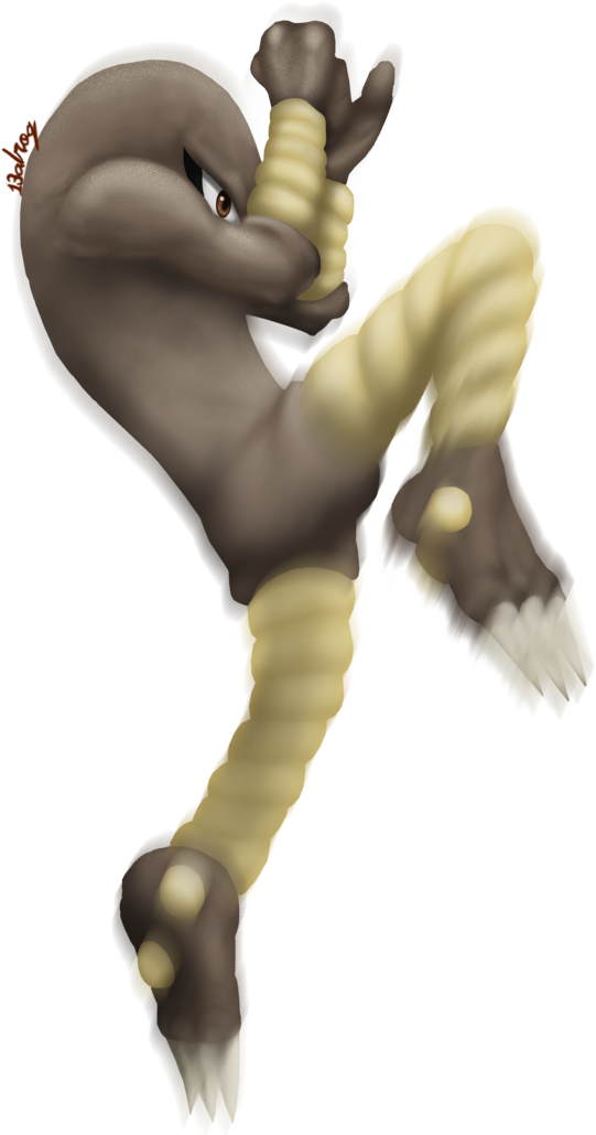 #106 Hitmonlee Used High Jump Kick And Blaze Kick (800x1028), Png Download