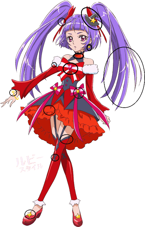 Mahou Tsukai Design Help Magical Ruby (520x760), Png Download