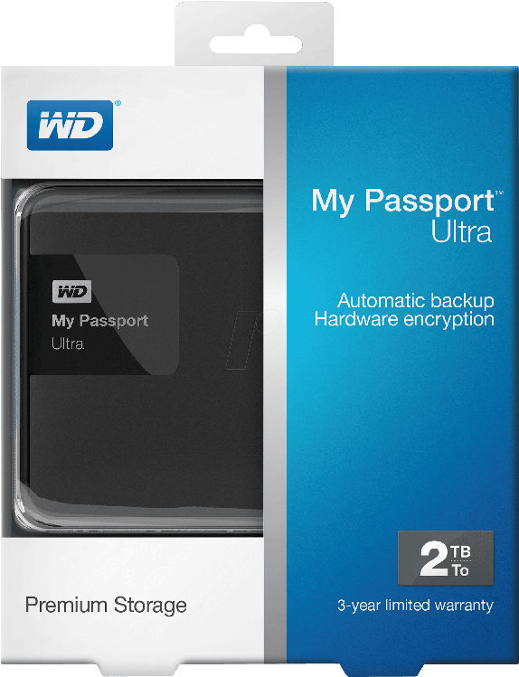Western-digital Wdbbkd0020bbk My Passport Ultra 2tb (1024x768), Png Download