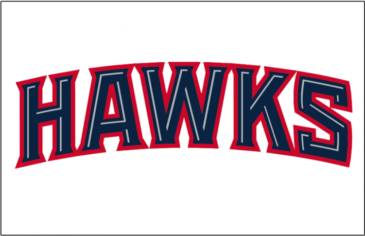 Atlanta Hawks Logos Iron Ons (750x930), Png Download