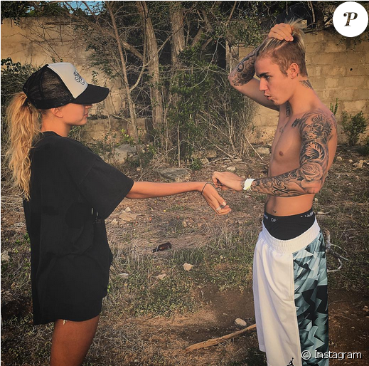 Justin Bieber Et Sa Petite-amie Supposée Hailey Baldwin (950x513), Png Download