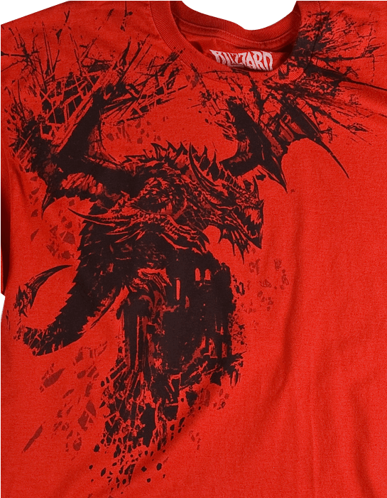 World Of Warcraft Deathwing Shattered T Shirt (700x700), Png Download