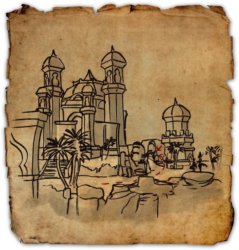 Stros M'kai Ce Treasure Map (1024x1024), Png Download