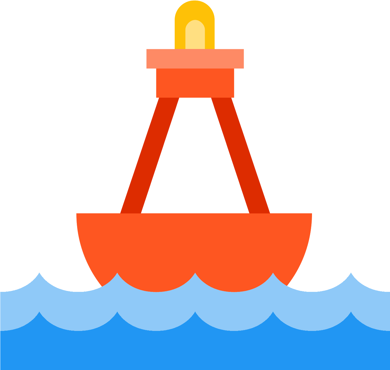 This Is An Image Of A Buoy (1600x1600), Png Download