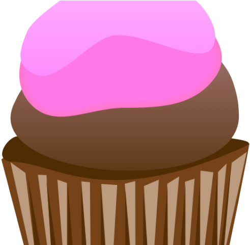 Vanilla Cupcake Clipart Pink Cupcake (640x480), Png Download