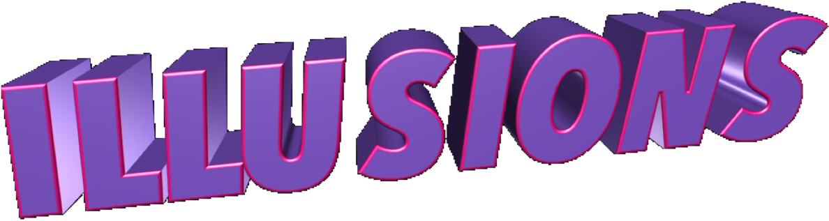 Illusions Transparent Transparent Text Text 3d Text (1242x638), Png Download