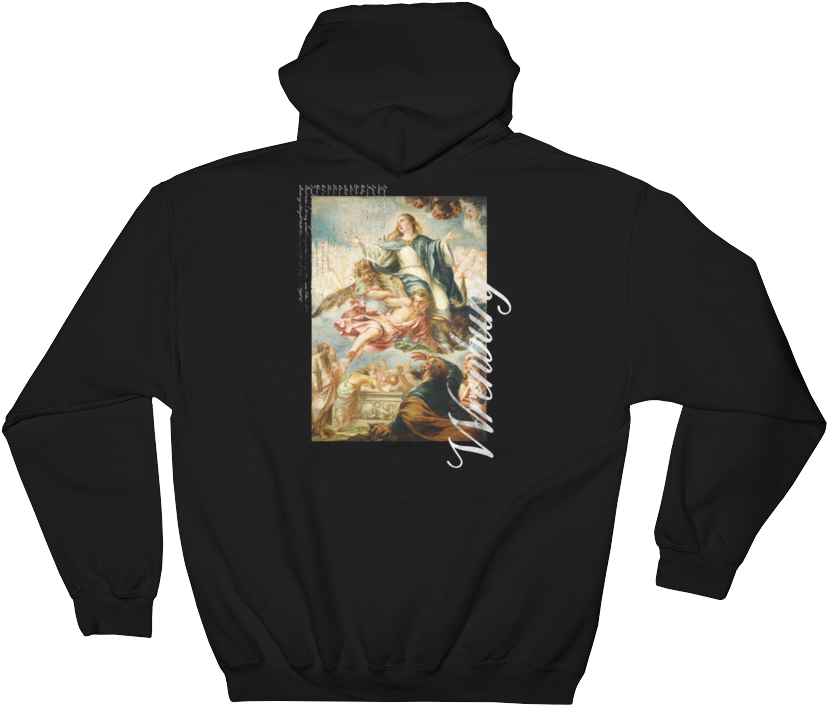 "collaboration," An Angel Hoodie (1000x1000), Png Download