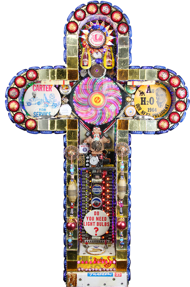 Cross With Cooling Fan (667x1000), Png Download