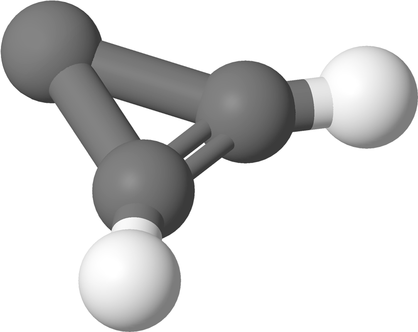 Cyclopropenylidene 3d Balls (960x784), Png Download