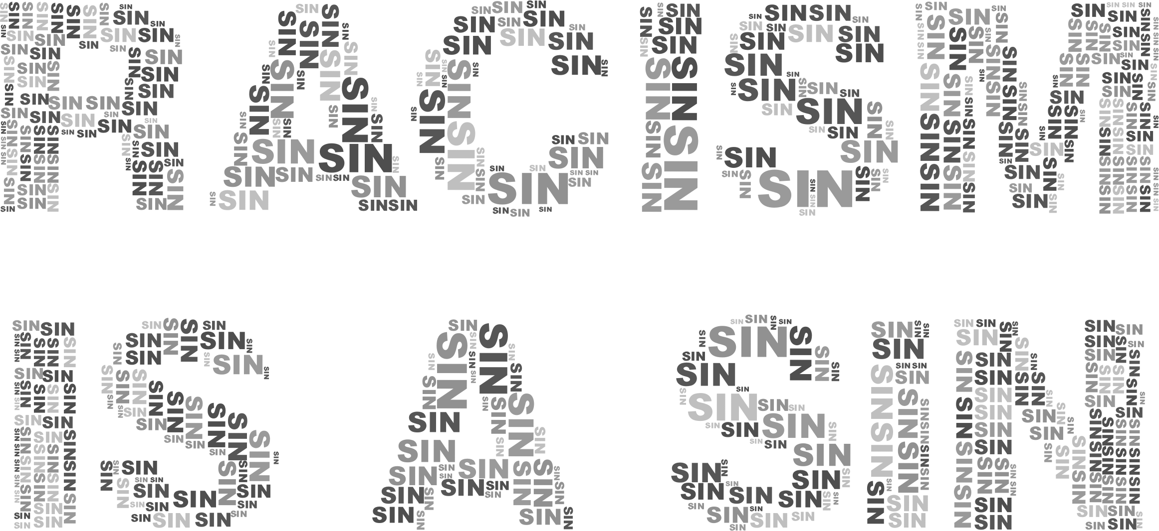 This Free Icons Png Design Of Racism Is A Sin Grayscale (2323x1066), Png Download