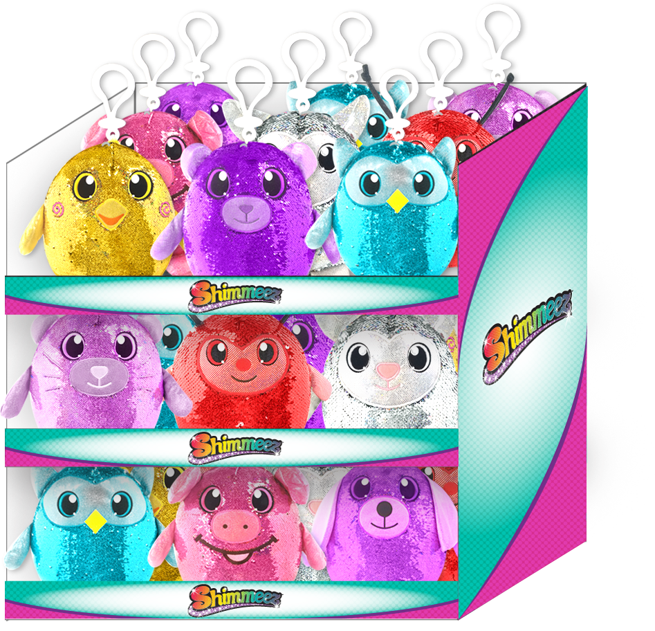Shimmeez Clip On 9 Cm ,joey Bear, , Large (947x912), Png Download