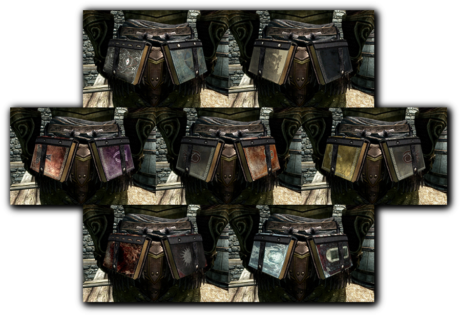 Every Type Of Tome Added By The Mod, Including The (900x616), Png Download