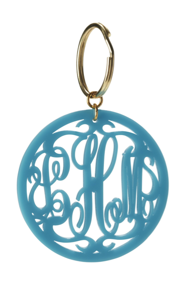 Moon And Lola Rimmed Script Key Chain V=1520606886 (580x580), Png Download