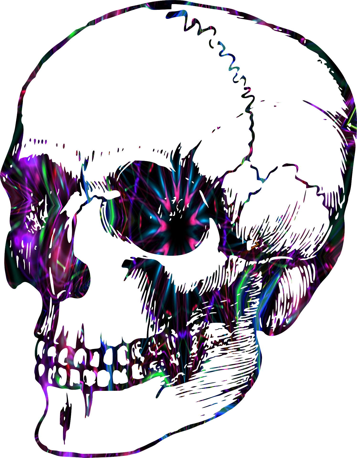 Caveiraa (1496x1920), Png Download