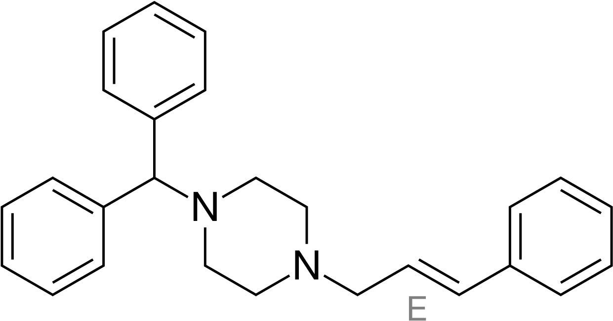 File - Cinnarizine - Svg (1280x690), Png Download