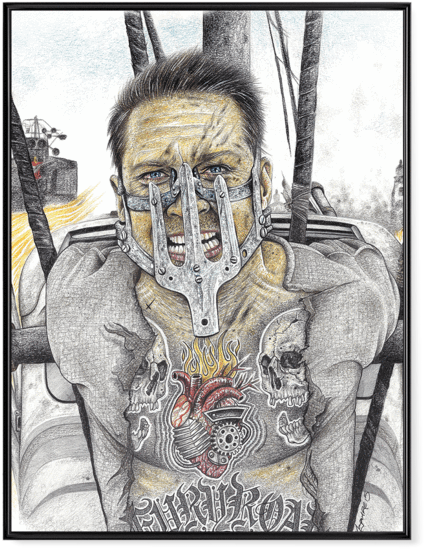 Inked Mad Max - Inked - Mad Max - Unisex Tank / Sublimation / 3xl (600x600), Png Download