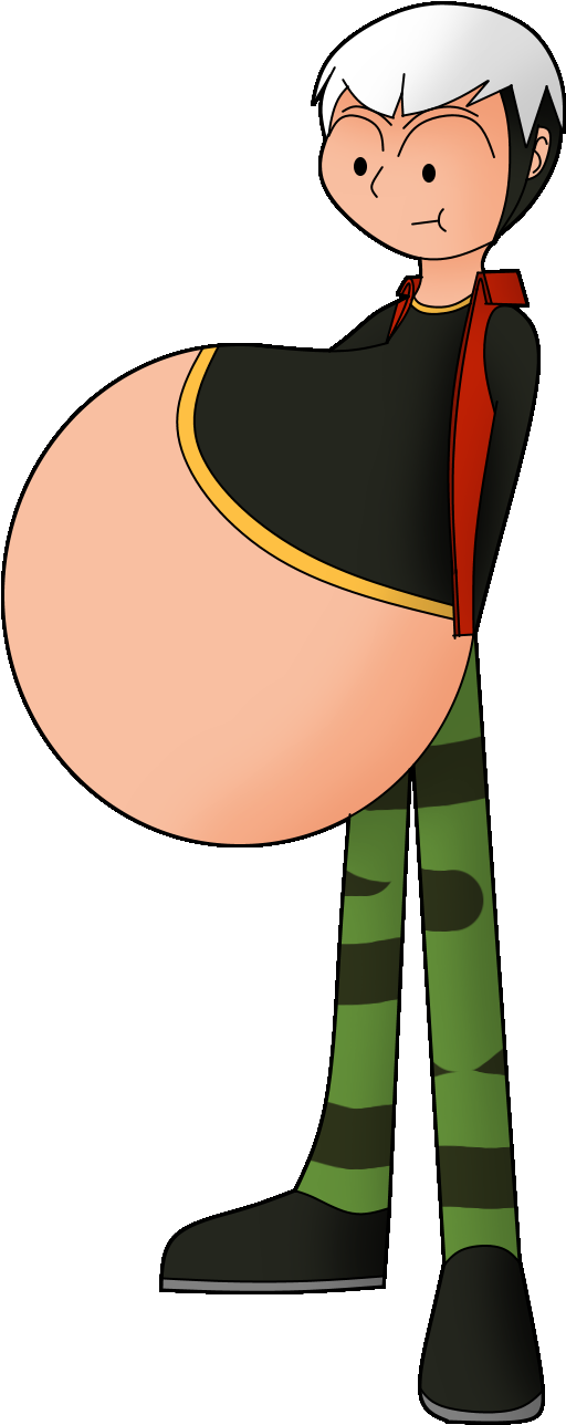 Cm Enzan Ijuuin With A Big Belly By Boysvoregirls-dan6nkt - Drawing (549x1308), Png Download
