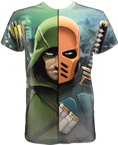 Arrow Vs Deathstroke (577x577), Png Download