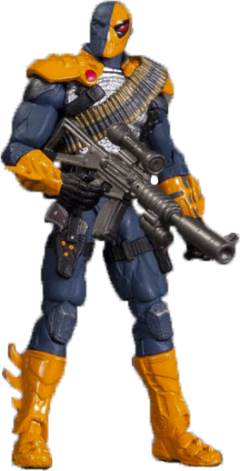 Deathstroke - Action Figure (264x518), Png Download