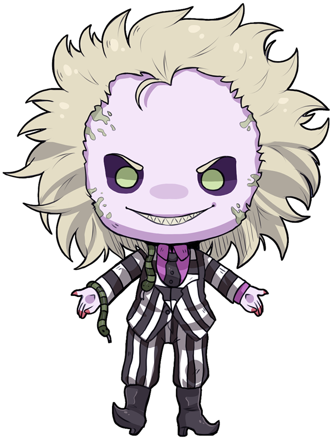 Beetlejuice - Beetlejuice Chibi (679x900), Png Download