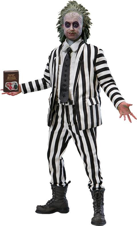 Beetlejuice Sixth Scale Figure - Beetlejuice 1/6 Collectible Figure (480x788), Png Download