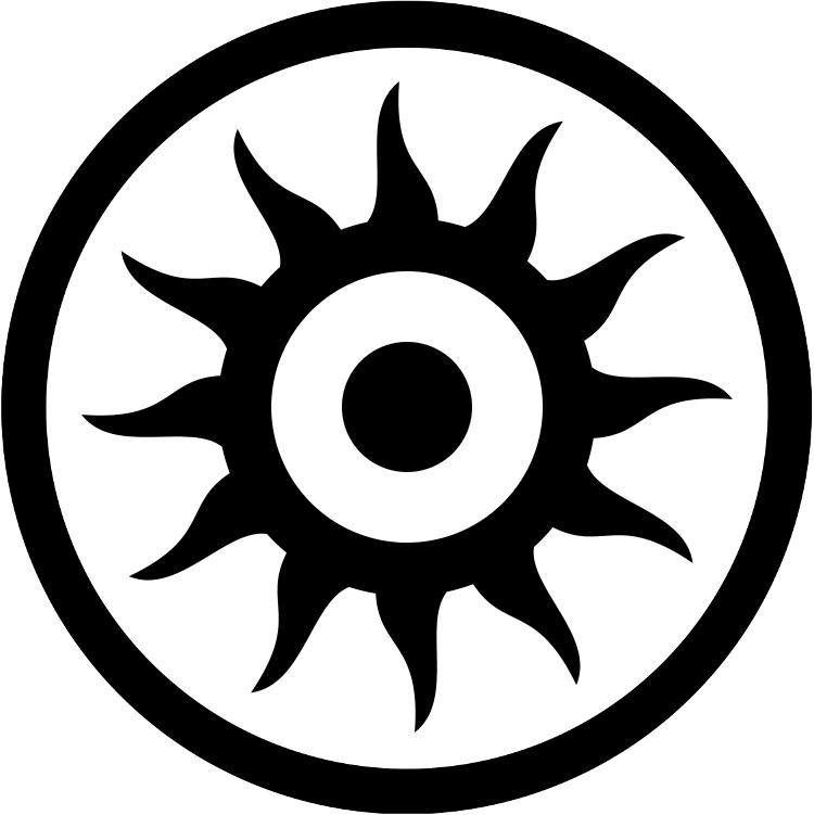 Black-sunn - Star Wars Sun Symbol (750x751), Png Download