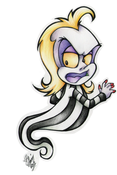 Baby Bj By Jenovita On Deviantart - Baby Beetlejuice Cartoon (400x582), Png Download