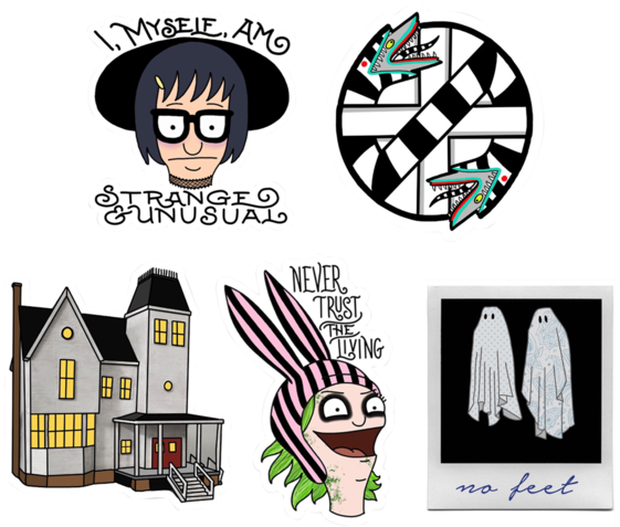Beetlejuice Bob's Burgers Sticker - Bob's Burger Sticker (600x578), Png Download