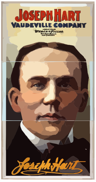 Joseph Hart Vaudeville Company Direct From Weber & (312x593), Png Download