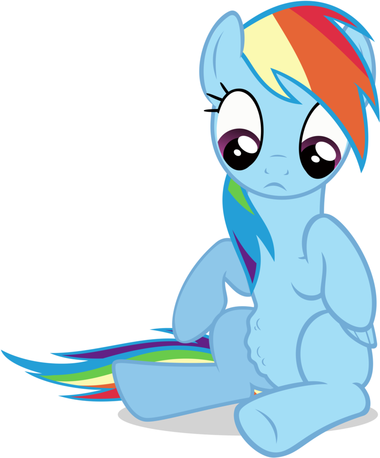 Stomach Vector Happy Clipart Library - My Little Pony Hungry (864x1024), Png Download