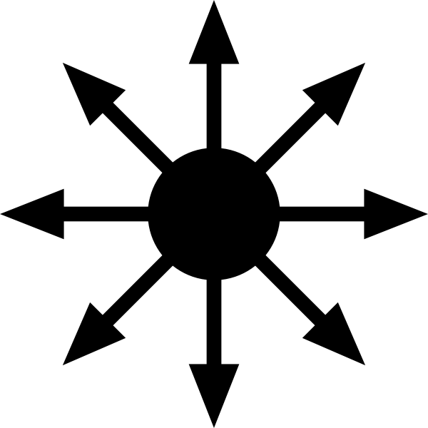 Black Sun Rise - Sigil Magia Del Caos (600x600), Png Download