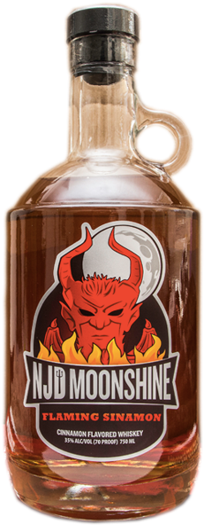 Njd Flaming Sinamon Moonshine - New Jersey (400x600), Png Download