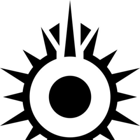 Click To Edit - Black Sun Star Wars Logo (480x480), Png Download