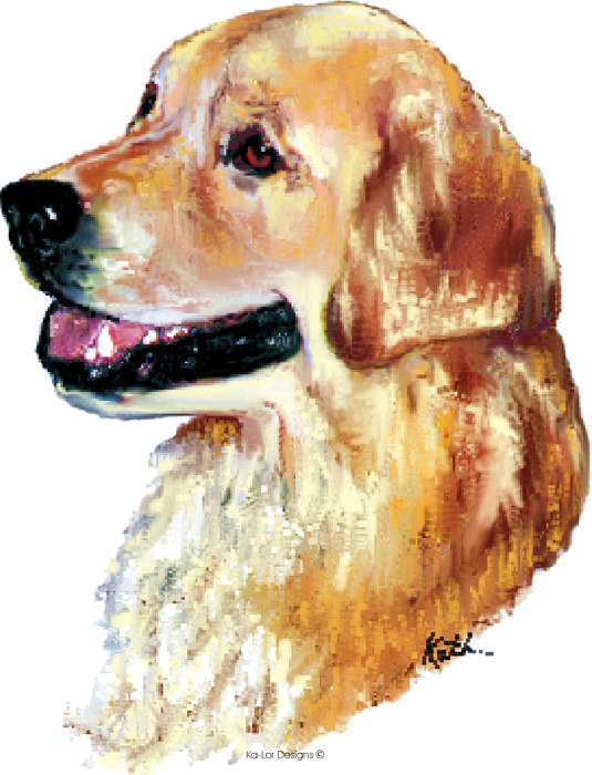 Click And Drag To Re-position The Image, If Desired - Golden Retriever Usa Flag Ornament (round) (535x700), Png Download