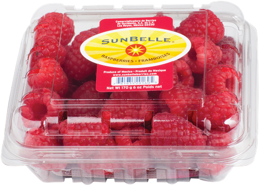 Sunbelle Raspberries - Packaging And Labeling (600x430), Png Download